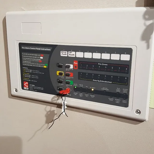 Security system control panel