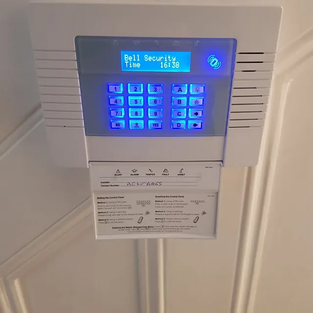 Alarm monitoring control panel