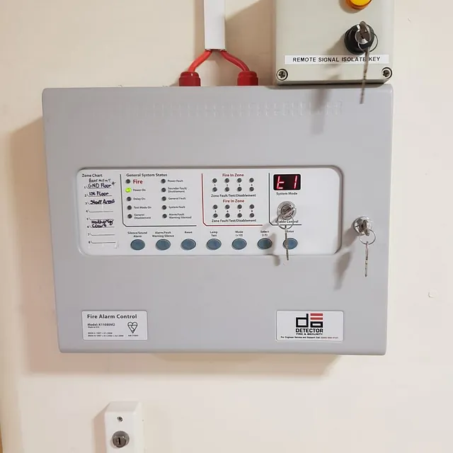 Alarm system control panel